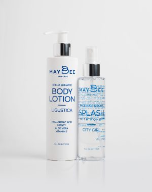 Combo Κρέμα σώματος Ligustica Body Lotion + Body/ Face/ Hair Splash City Girl