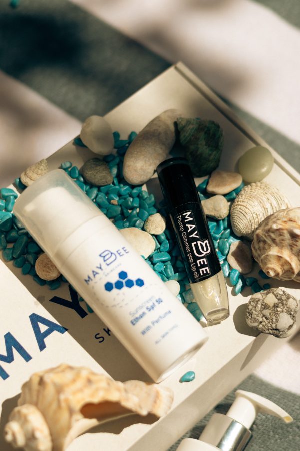 Combo Sunscreen Ethon Spf 50 Αντηλιακό Προσώπου + Lip glimmer plump oil. - Image 6